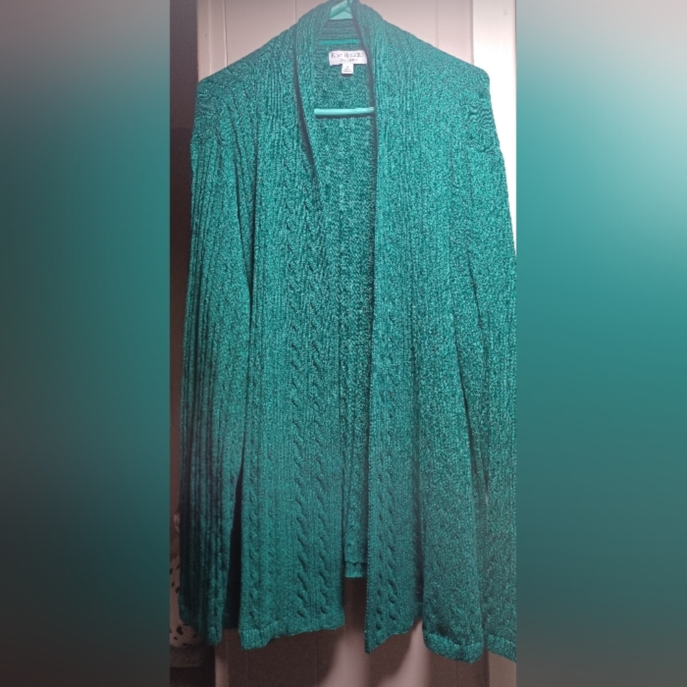 Kim Rodgers 1X Sweater Cardigan